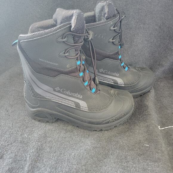 Columbia Youth Bugaboot Plus IV Omni Heat Boot Black 4 M Big Kid - Picture 1 of 8